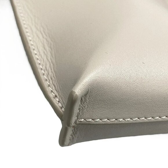 LOEWE - Gray Beige Leather Shoulder Bag - Picture 6 of 15
